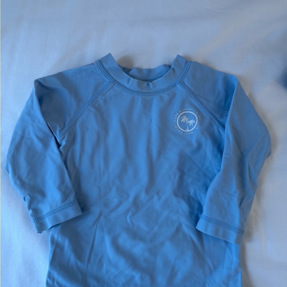 COPY - Blue Long Sleeve Rashguard for Swim